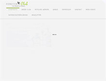 Tablet Screenshot of foreverclub.de